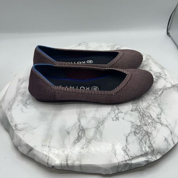 ROTHY’S Birdseye Plum Round Toe Ballet Slip On-7 - Picture 6 of 11